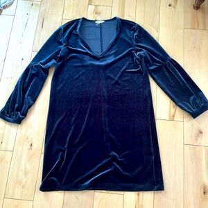 Madewell velvet dress small